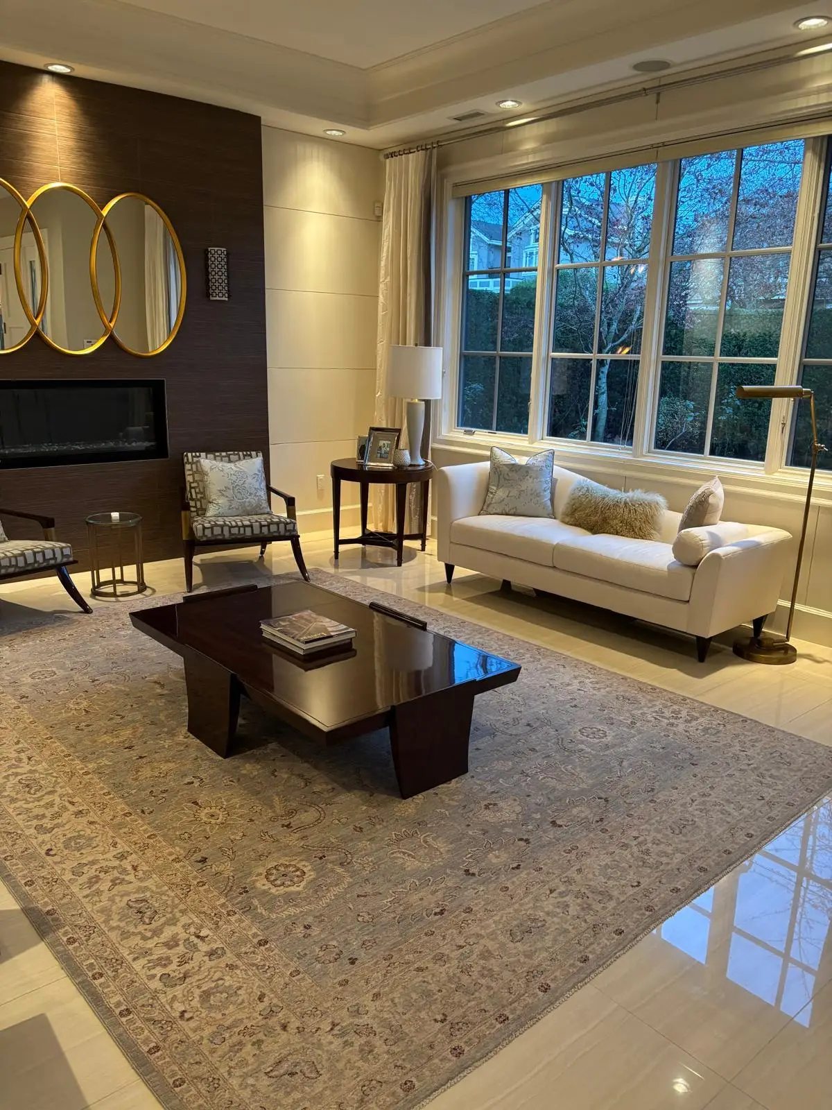 Living room with sofa and coffee table